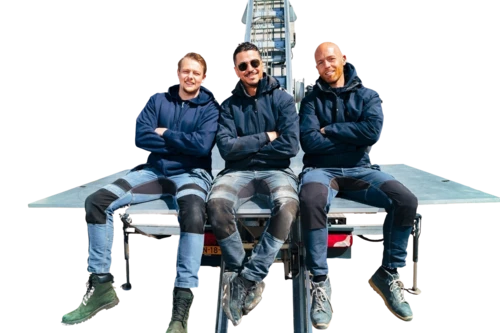 Ons team op de verhuislift